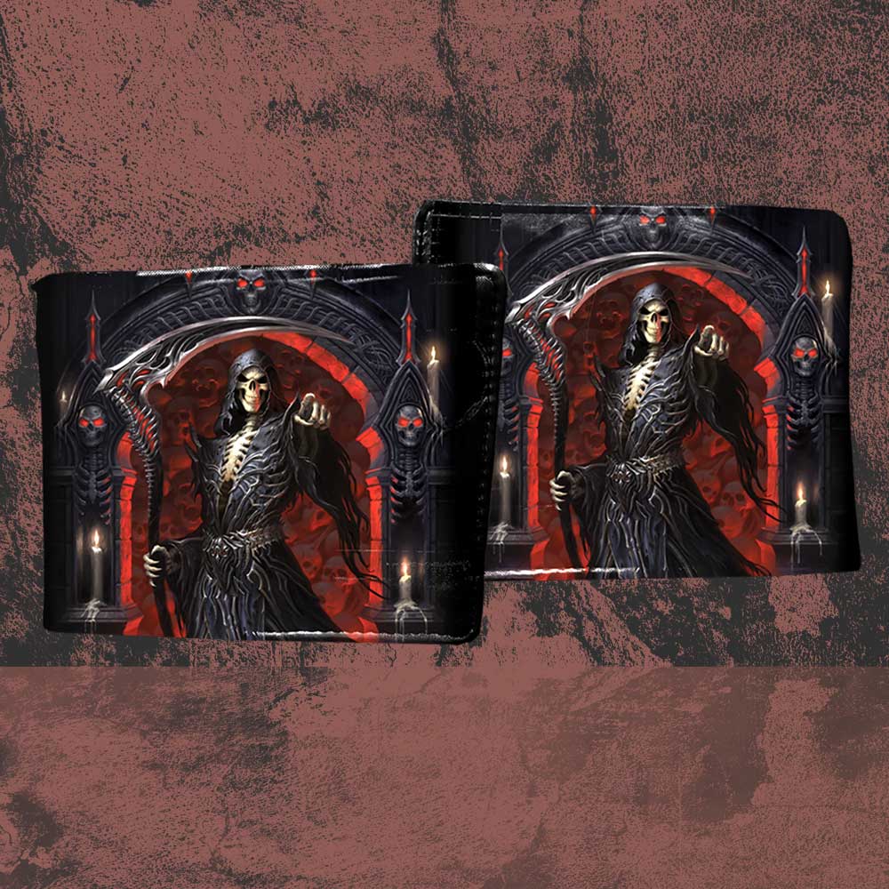 James Ryman You're Next Skeleton Grim Reaper Wallet